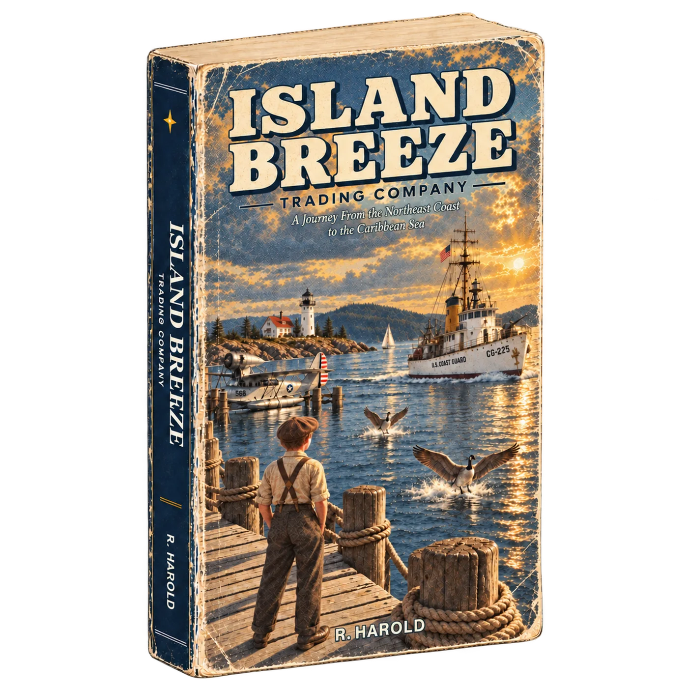 Island Breeze Trading Company paperback, front cover and spine